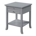 thumbnail image 1 of Convenience Concepts American Heritage Table d'Appoint Logan, Fini Bois Gris, 1 of 5