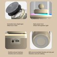 thumbnail image 4 of Portable Bluetooth Speakers with Subwoofer Transparent Colorful Light Effect Luminous Bluetooth Speaker Wireless Glazed Computer Audio Desktop Ornaments Ambient Light Audio, 4 of 9