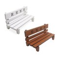 thumbnail image 5 of KAKOWELY mini house bench Doll House Park Bench Mini Wooden Bench Model Mini Garden Bench Model Mini Chair Model (Brown)4.72"X2.17"X2.36", 5 of 5