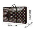 thumbnail image 3 of Pompotops Extra Large Reusable Storage Bags With Strong Handles & Zippers, Heavy Duty Washable Moving Bag, Waterproof Closet, Underbed Organizer For Bedding, Blanket Clearance, 3 of 5