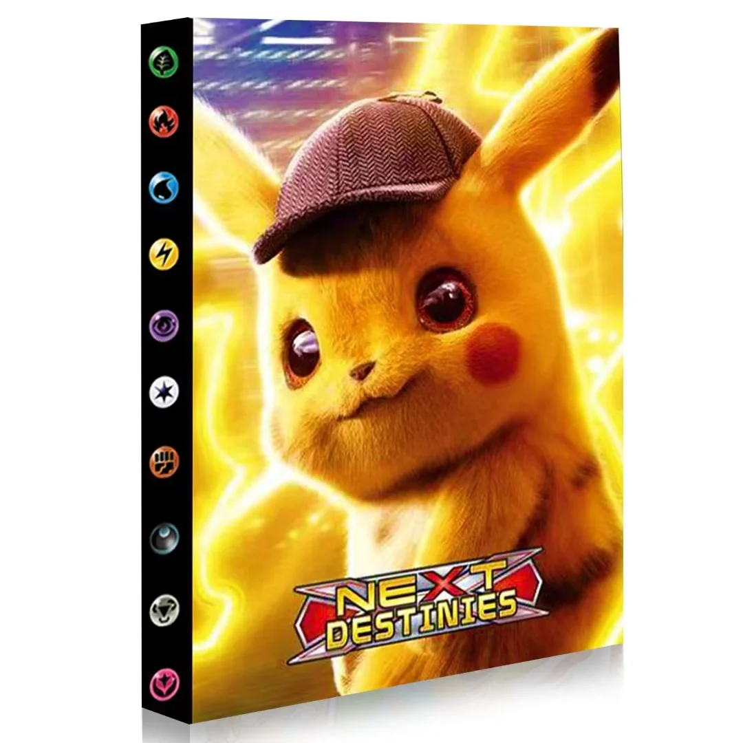Trading Card Binder, 9-Pocket Album Book Holder, Fits for TCG Game 432 Cards（QQBD7)