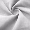 thumbnail image 4 of Men's Linen Shirts Casual Button Down Short Sleeve Shirts Summer Solid Color Loose Pocket Shirt Lapel Top White, 4 of 6