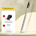 thumbnail image 4 of Lefu Irish Whistle Flute C D Bb Key 6Hole Flute Alloy Musical Instruments Accessories For Woodwind Instrument With Bags, 4 of 9