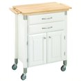 thumbnail image 1 of Homestyles Dolly Madison Wood Rolling Kitchen Cart in Off White, 1 of 19