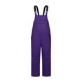 thumbnail image 1 of TIEVOSA Children's Ski Snow Pants Warm Overalls Snowboard Winter Pants（Purple）, 1 of 3