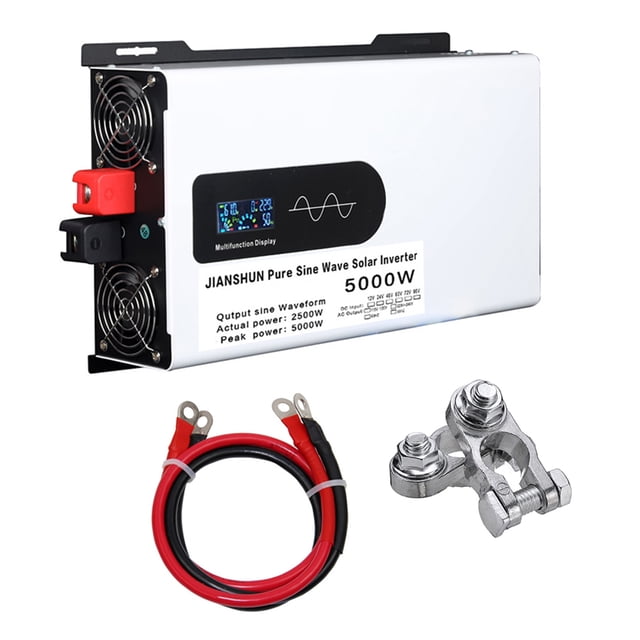 fastboy Car Pure Sine Wave Inverter 5000W Max Inverter Converter Pure Sine Wave Durable Convenient 24V To 220V