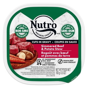 Nutro Grain Free Simmered Beef & Potato Stew Cuts in Gravy Wet Dog Food