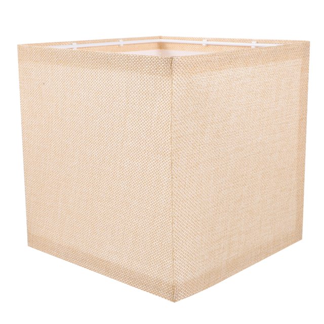 Shisuyan Lamp Shade For Table Lamp Beige Cloth Metal 1Pcs 7.9x7.9x7.9in