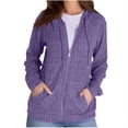 thumbnail image 1 of Erwazi Cardigan Sweaters for Women Ribbed Knit Zip Up Hoodies Long Sleeve Tunic Tops Lightweight Cardigans Jackets, 1 of 6