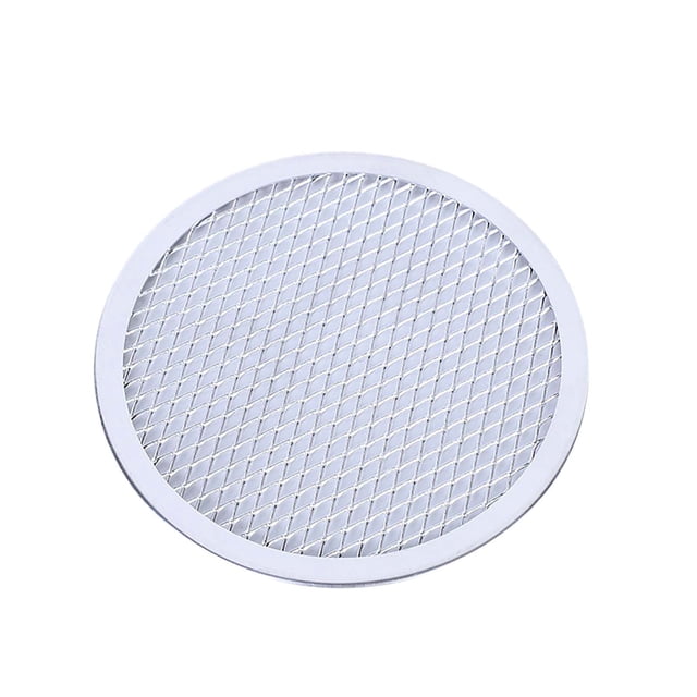 EGNMCR Aluminum Pizza Mesh Pizza Thickened Mesh Mesh Tool Grill Baking Pizza Circle Pizza plate