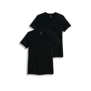 Jockey Men's Slim Fit Cotton Stretch V-Neck Undershirt - 2 Pack