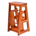 thumbnail image 2 of Topbuy 3-Tier Folding Step Stool Ladder Chair Bench Seat Utility Multi-functional, 2 of 9