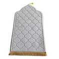 thumbnail image 4 of Tapis de Prière Musulman à Relief, Résistant aux Couleurs et Lavable, Tapis de Prière pour Protéger Efficacement les Genoux - Noir, 4 of 4