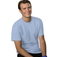 thumbnail image 1 of Hanes Mens 5.2 oz HEAVYWEIGHT Short Sleeve T-shirt, L, Light Blue, 1 of 3