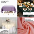 thumbnail image 4 of LNGOOR 108” Wholesale Round Tablecloth Polyester Round Table Linens For Wedding Party Banquet Restaurant -  WHITE, 4 of 11