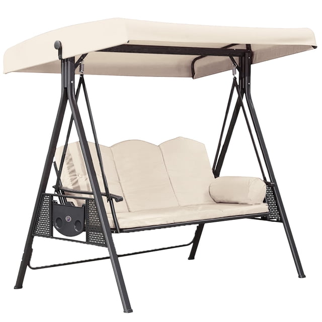 Huanglei Housse de Remplacement pour Balançoire d'Extérieur, Housse Universelle pour Siège de Balançoire de Patio, Remplacement pour Chaise Balançoire de Jardin de Patio
