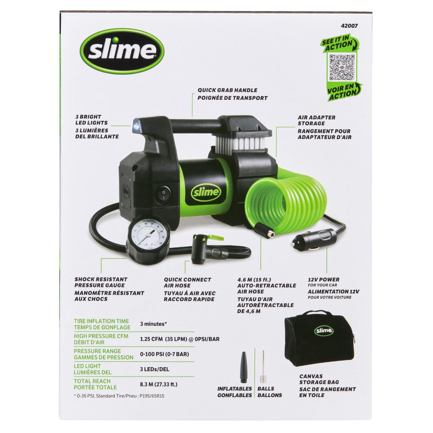 Slime 12V Heavy Duty Tire Inflator