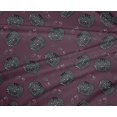 thumbnail image 4 of oneOone Tissu Polyester Lycra Brun Chocolat Motif Visage de Chat Animal Tissu pour Robe Tissu Imprimé au Mètre 56 Pouces de Large, 4 of 4
