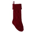 thumbnail image 1 of ZAXARRA Christmas Stockings Classic Cable Knit Fireplace Hanging Stockings, 1 of 8