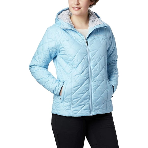 Columbia Women's Copper Crest Hooded Jacket, Crystal Blue, Small