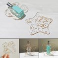 thumbnail image 2 of VALINK Gold Foil Acrylic Coasters Transparent Insulation Pad Multipurpose Heat-Resistant Drinks Cup Mat for Home Kitchen Bar, 2 of 7