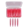 thumbnail image 2 of Braces Cleaner, Efficient Interdental Brush Slim 60Pcs  For Orthodontic Care For Children Pink, 2 of 8