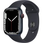 Restored Apple Watch Series 7 (GPS, 45mm) - Midnight Aluminum Case - Midnight Sport Band (Refurbished)