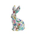 thumbnail image 1 of Water Transfer Resin New Year Garden Statues Rabbit Standing Bunny Animal Figurines Ornament, 1 of 5