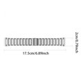 thumbnail image 2 of Stainless Steel Metal Replacement Strap Compatible With Smart Watch 5 Pro Durable Band Accessory Featuring Secure Clasp And Universal 20mm Width Design, 2 of 3