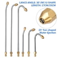 thumbnail image 4 of MYG 30°/ 90°/ U-shaped Spray High-pressure Cleaning Machine Extension Tools 5000PSI, 4 of 6