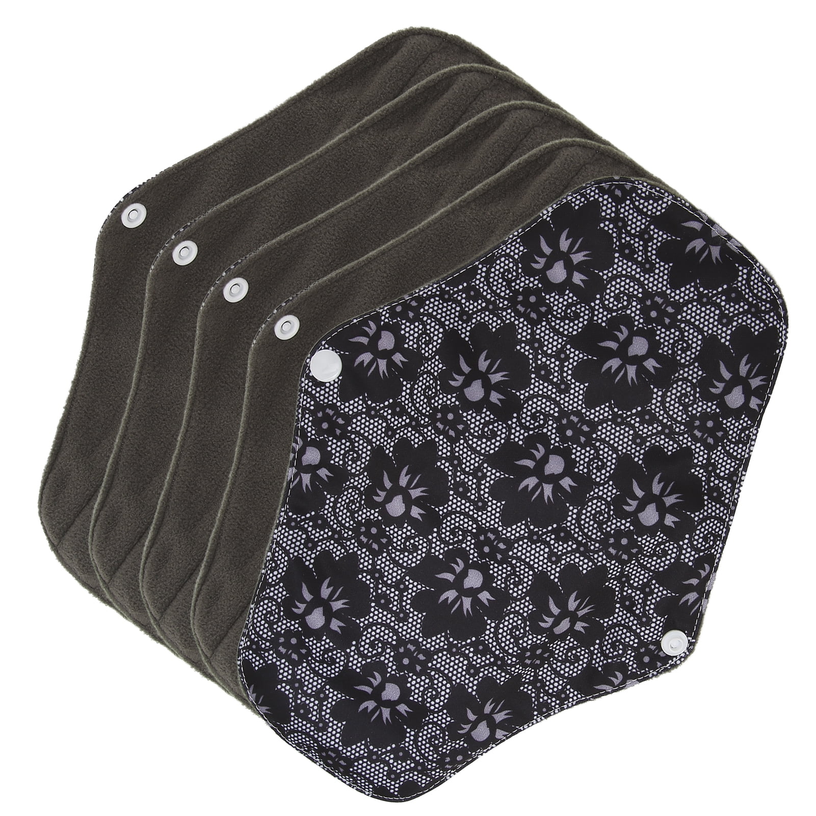Serviettes d'Incontinence Lavables, Protège-Dessous en Tissu Doux pour la Peau Réutilisables, Serviettes Menstruelles Anti-Fuites Légères pour Femmes pour la Période Menstruelle M02,M05