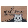 thumbnail image 1 of Coir Door Mat Cat Welcome To My Home 18 X 30, 1 of 3