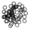 thumbnail image 2 of Abbracc Black Metal Bra Lingerie Strap Sewing Clip Hook O Rings Slider (100 Pack), 2 of 6