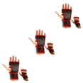 thumbnail image 2 of Decodeary 2pieces Stay Comfortable And Stylish With Breathable Gym Gloves Lightweight Red L 3Set, 2 of 6