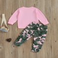 thumbnail image 2 of Baby Boys 2PCS Pants Sets Long Sleeve Round Neck Sweatshirt Tops Solid Color Pants Sets, 2 of 7
