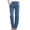 Blue, variant on Ltctricy Women's Straight Leg Jeans Business Casual High Waisted Stretchy Pull on Work Pants Loose Trendy Pants with Pockets(Blue,XX-Large)