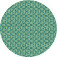 thumbnail image 1 of Ahgly Tapis Rond Lavable en Machine Intérieur Transitionnel Vert Algue, 3 Pieds Rond, 1 of 7
