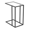 thumbnail image 3 of Safdie & Co. Table D'Appoint 19L C Verre Métal Noir, 3 of 4