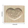 thumbnail image 3 of Oleegame 1PC Cookie Mold Cookie Molds Provences Rose Cookie Stamp Embossing Molds Craft Decorating Baking Tool, 3 of 3