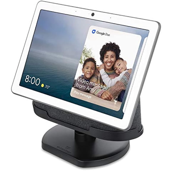 Wasserstein Adjustable Stand for Google Nest Hub Max - Made for Google Nest (Charcoal)<br>
