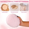 thumbnail image 3 of CHUANK Body Powder Applicator  Oversize Powder Puff  Powder Puff for Body Powder  Extra Large Body Powder Puff  Loose Powder Puffs  Oversize Dust Puffs for Women Makeup (6” x 3”), 3 of 7