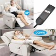thumbnail image 5 of 2-Button Handheld Remote for Lift Chairs & Sofas Electric Recliner Armchair Controller, 5 of 5