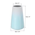 thumbnail image 2 of Unique Bargains Flower Vase, Ceramic Floral Vase for Fireplace Room Decor, Gradient Blue, 2 of 5