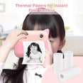 thumbnail image 2 of Thermal Paper Roll 57*30mm Printing Paper for Label Printer Kids Instant Camera Refill Print Paper, Pack of 3 Rolls, 2 of 5