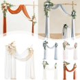 thumbnail image 2 of Wedding Arch Square Artificial Wedding Arch Flowers Kit For Ceremony Wedding Arbor Backdrop Party Outdoor Wedding Props Indoor, 2 of 8