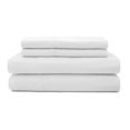 thumbnail image 1 of Sobella 03514672100000 500 Thread Count Solid100 Percentage Cotton Sheet Set, Optic White, 1 of 1
