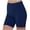 Navy, variant on StSilkitty Seamless Women's Shorts Stretch Biker Shorts High Waisted Yoga Running Shorts with Pockets