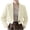 Beige, variant on AherBiu Cropped Blazers for Women Lapel Collar One Button Slim Fitted Blouses Casual Trendy Business Work Office Suit Jackets