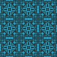 thumbnail image 1 of Ahgly Tapis d'Intérieur Lavable en Machine Carré Transitionnel Vert Sarcelle Profond, 6 Pieds Carré, 1 of 7