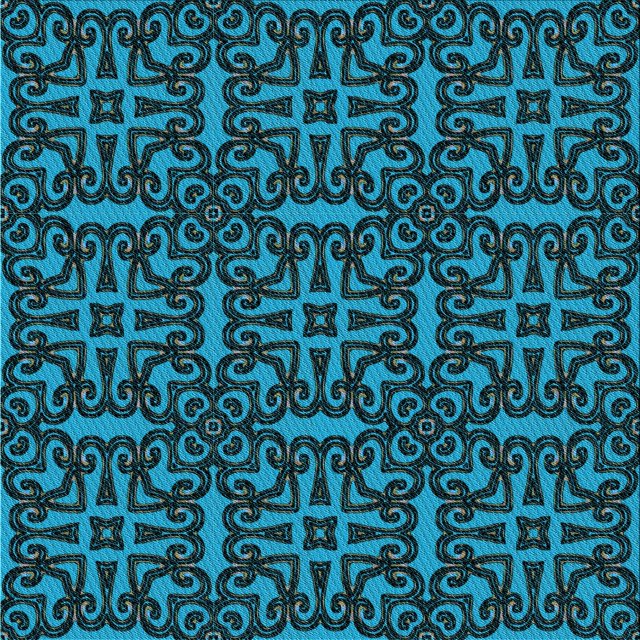 Ahgly Tapis d'Intérieur Lavable en Machine Carré Transitionnel Vert Sarcelle Profond, 6 Pieds Carré
